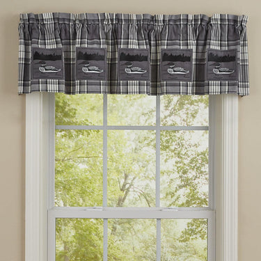 Gray Area Loon Patch Valance Park Designs - The Fox Decor
